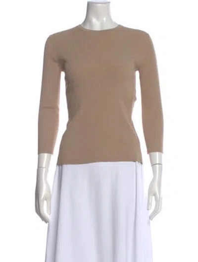 Pre-owned Tibi Crew Neck Sweater W/ Tags In Neutral