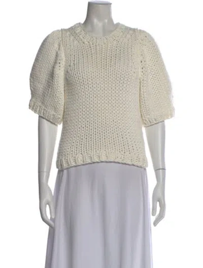 Pre-owned Tibi Crew Neck Sweater W/ Tags In Neutral
