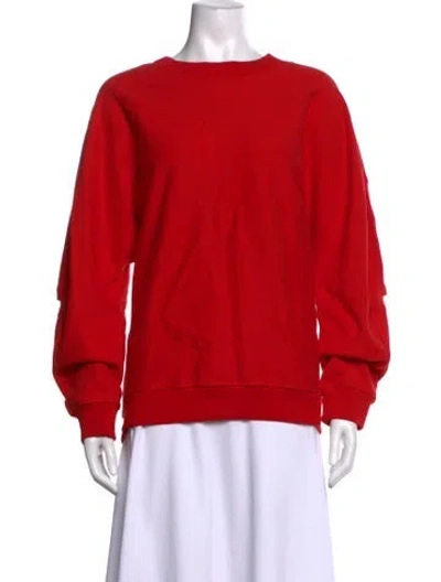Pre-owned Tibi Crew Neck Sweater W/ Tags In Red