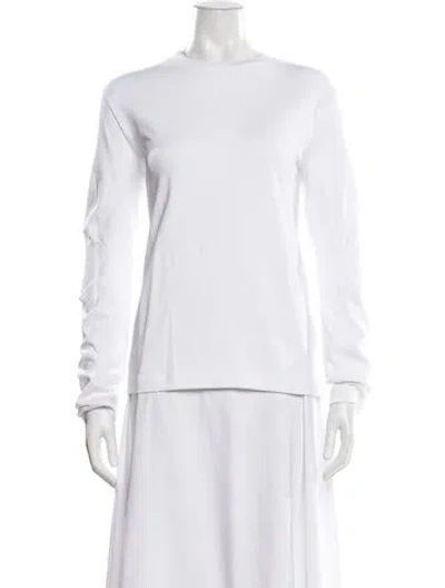 Pre-owned Tibi Crew Neck Sweater W/ Tags In White