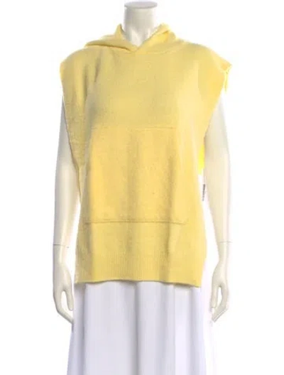 Pre-owned Tibi Crew Neck Sweater In Yellow