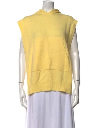 Pre-owned Tibi Crew Neck Sweater In Yellow