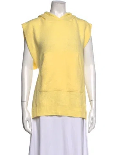 Pre-owned Tibi Crew Neck Sweater In Yellow