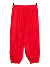 Tibi Crispy Jogger In Red