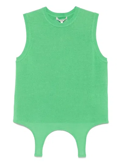 Tibi Crispy-knit Vest