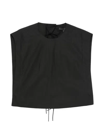 Tibi Cropped Square Top In Brown