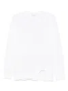 Tibi Crispy Sweater With Cut Out Detail Optic White