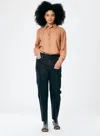 Tibi Denim Elfie Jean In Black In Blue