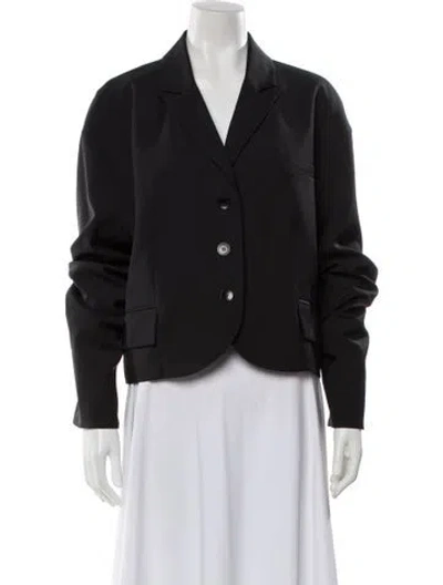 Pre-owned Tibi Denim Jacket In Black