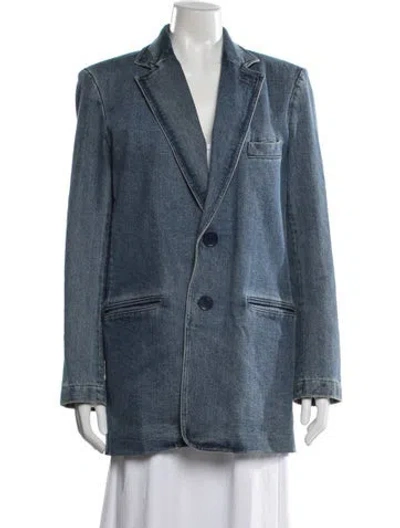 Pre-owned Tibi Denim Jacket In Blue