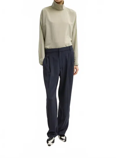 Tibi Derrick Mens Trouser In Navy In Blue