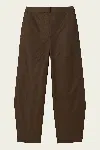 Tibi Eco Nylon Colt Trouser In Brown In Brown