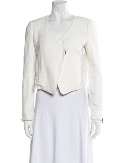 Pre-owned Tibi Evening Jacket In White