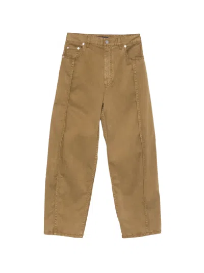 Tibi Five-pocket Trousers In Neutral