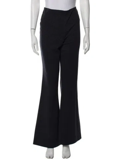 Pre-owned Tibi Flared Pants In Black