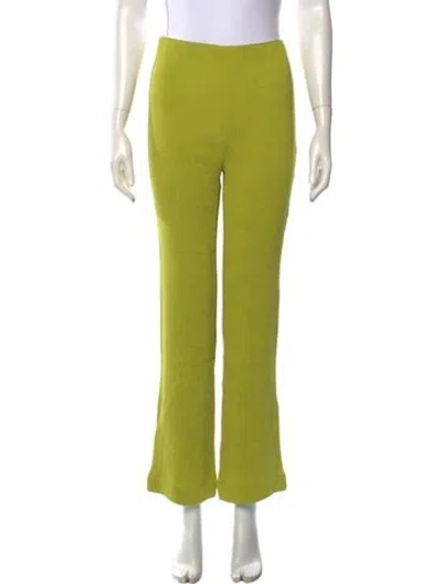 Pre-owned Tibi Flared Pants W/ Tags In Green