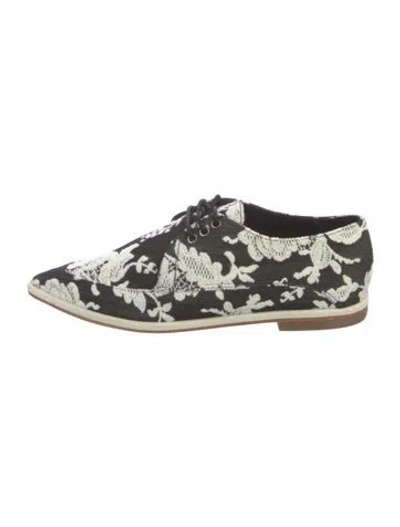 Pre-owned Tibi Floral Print Oxfords In Multi
