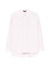 Tibi Gabe Oversized Shirt In White