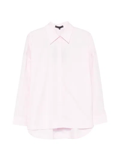 Tibi Gabe Oversized Shirt In White