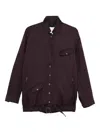 Tibi Gingham Bomber Jacket In Brown