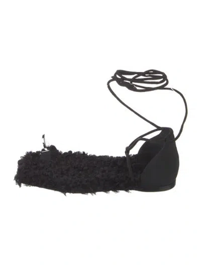 Pre-owned Tibi Gladiator Sandals W/ Tags In Black