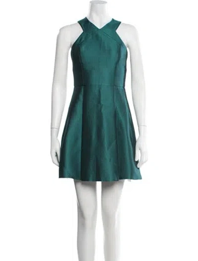 Pre-owned Tibi Halterneck Mini Dress