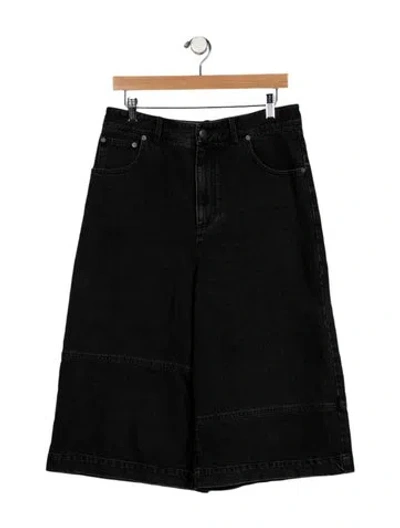 Pre-owned Tibi High-rise Skinny Leg Jeans In Black