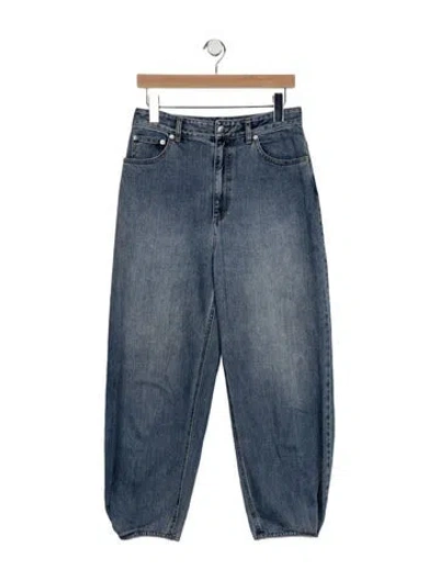 Pre-owned Tibi High-rise Skinny Leg Jeans In Blue