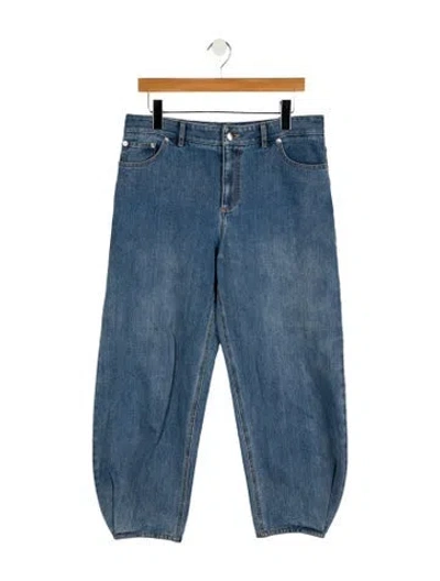 Pre-owned Tibi High-rise Skinny Leg Jeans In Blue