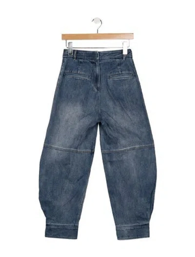 Pre-owned Tibi High-rise Skinny Leg Jeans In Blue