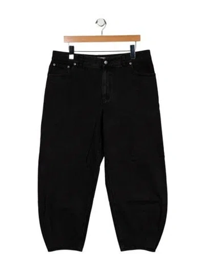 Pre-owned Tibi High-rise Straight Leg Jeans In Blue