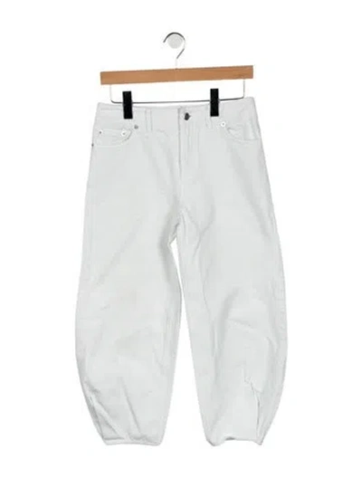 Pre-owned Tibi High-rise Straight Leg Jeans In Blue