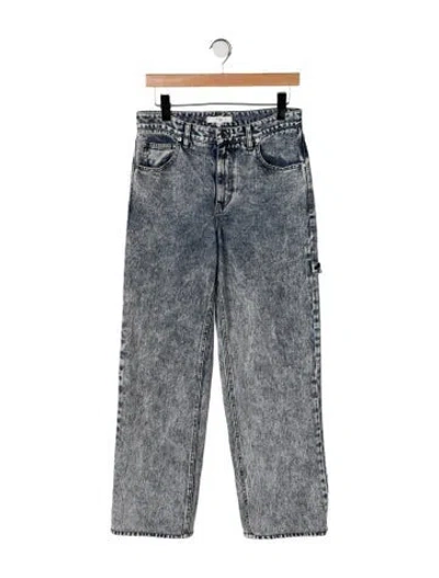 Pre-owned Tibi High-rise Straight Leg Jeans In Multi