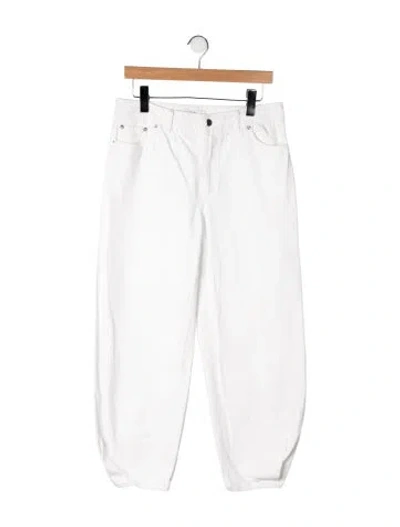 Pre-owned Tibi High-rise Straight Leg Jeans In Multicolor