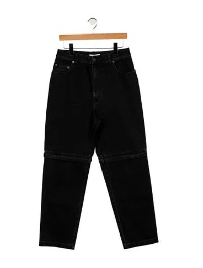 Pre-owned Tibi High-rise Straight Leg Jeans W/ Tags In Black