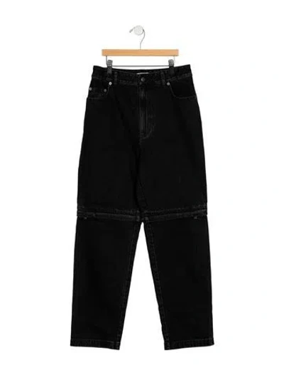 Pre-owned Tibi High-rise Straight Leg Jeans W/ Tags In Black