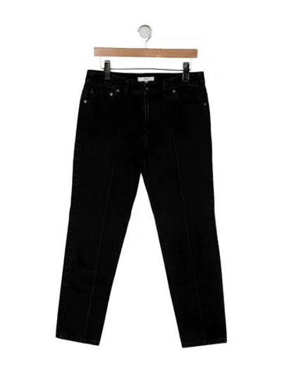 Pre-owned Tibi High-rise Straight Leg Jeans W/ Tags In Black
