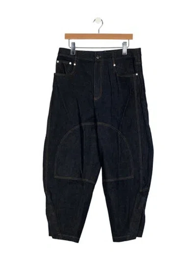 Pre-owned Tibi High-rise Straight Leg Jeans W/ Tags In Blue