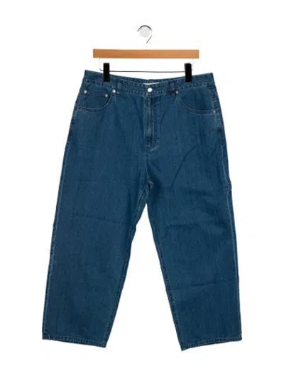 Pre-owned Tibi High-rise Straight Leg Jeans W/ Tags In Blue