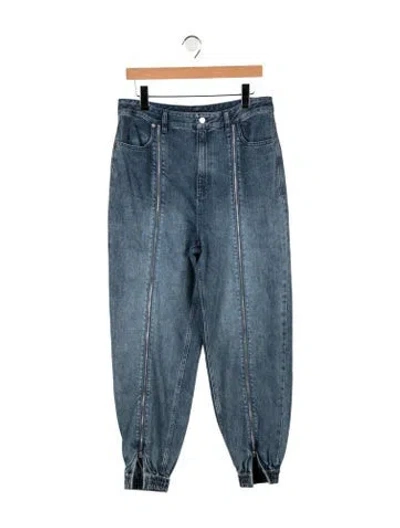 Pre-owned Tibi High-rise Straight Leg Jeans W/ Tags In Blue