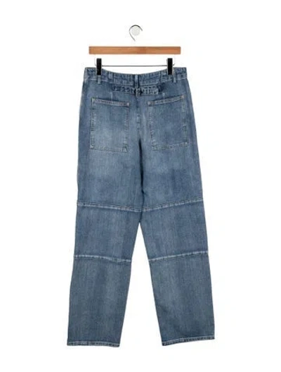 Pre-owned Tibi High-rise Straight Leg Jeans W/ Tags In Multicolor