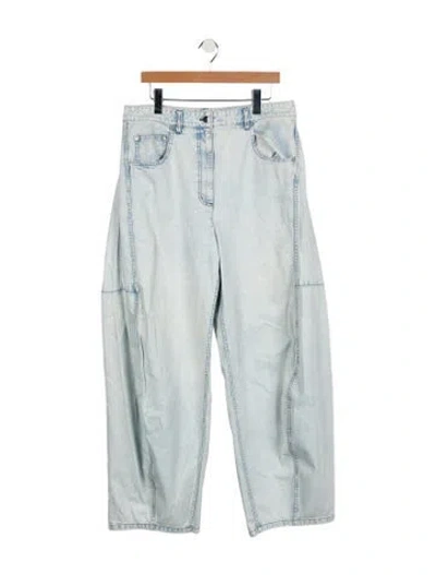 Pre-owned Tibi High-rise Wide Leg Jeans In Blue