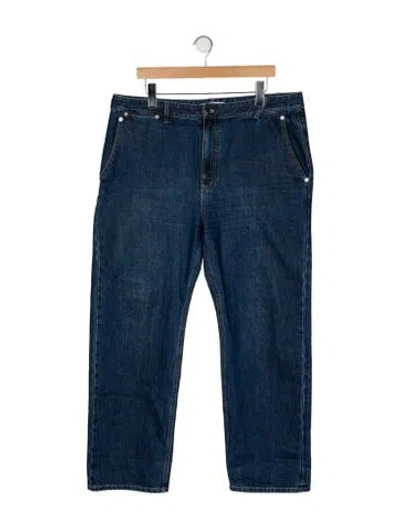 Pre-owned Tibi High-rise Wide Leg Jeans In Blue