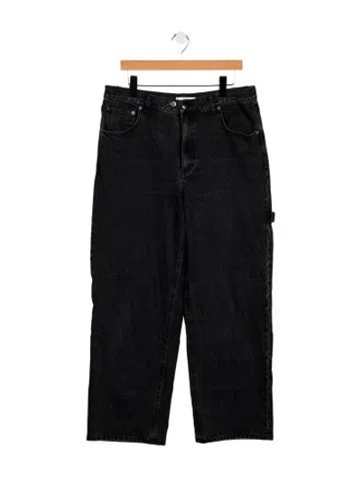 Pre-owned Tibi High-rise Wide Leg Jeans In Blue