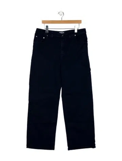 Pre-owned Tibi High-rise Wide Leg Jeans In Blue