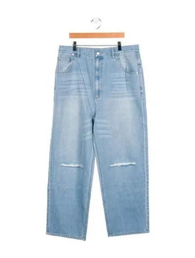 Pre-owned Tibi High-rise Wide Leg Jeans In Blue