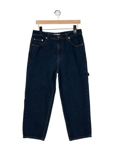 Pre-owned Tibi High-rise Wide Leg Jeans In Blue