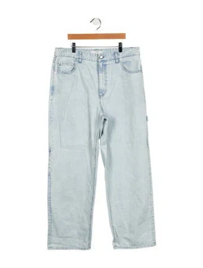 Pre-owned Tibi High-rise Wide Leg Jeans In Blue