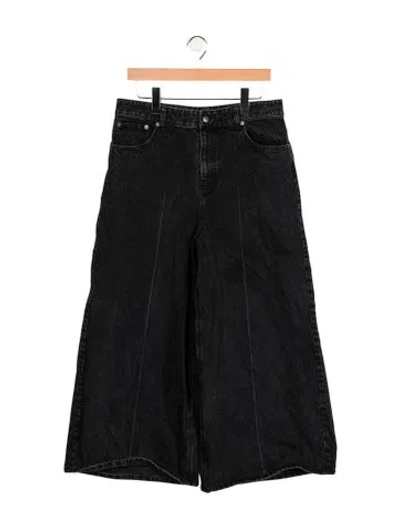 Pre-owned Tibi High-rise Wide Leg Jeans In Blue