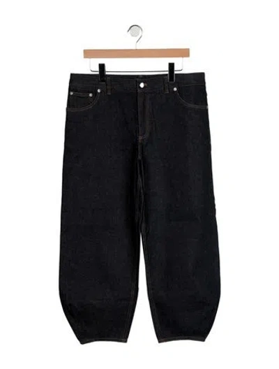 Pre-owned Tibi High-rise Wide Leg Jeans In Blue